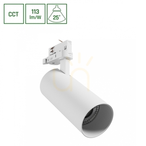 Andromeda Prime für Stromschiene 3 F 3 Cct 24 W 230 V 25st IP20 Ø 76x177x228mm Weißes Spektrum small 0