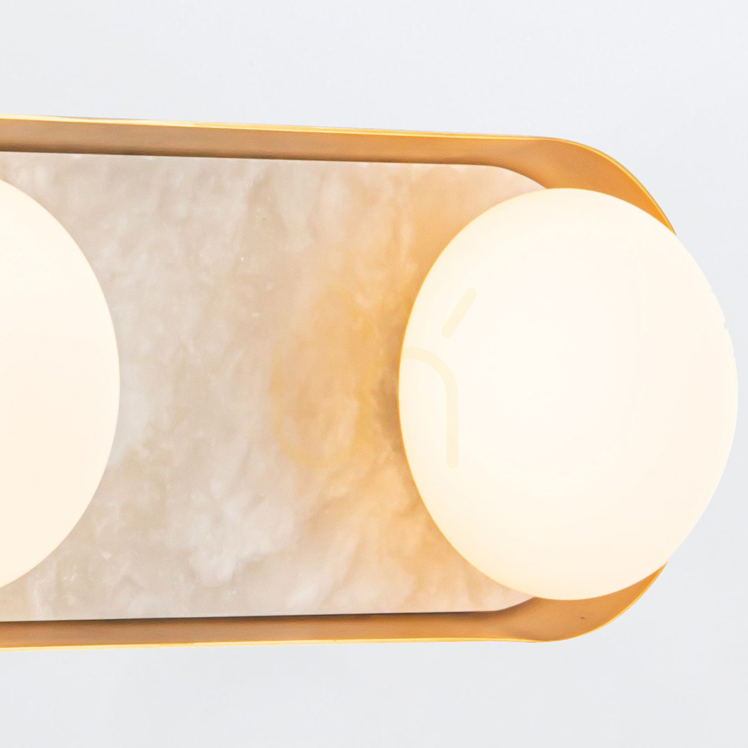 Zeige LED-Wandleuchte ALONSO - Vintage Messing QUINTIESSE LED-Wandleuchte ALONSO - Vintage Messing QUINTIESSE