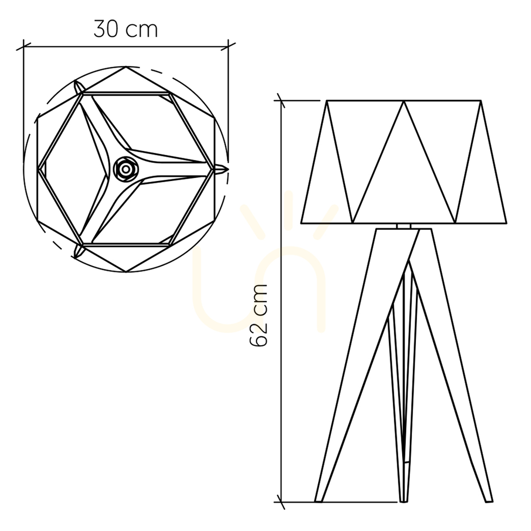 Vorschau Tischleuchte ANGULAR QUINTIESSE Tischleuchte ANGULAR QUINTIESSE