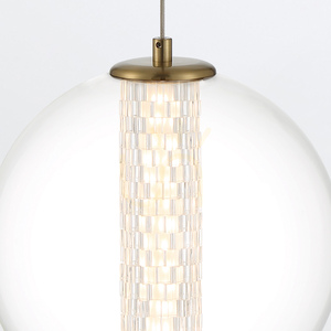 ATOMO Pendelleuchte - 1 Lichtquelle - Gebürstetes Gold QUINTIESSE 3 ATOMO Pendelleuchte - 1 Lichtquelle - Gebürstetes Gold QUINTIESSE small 3