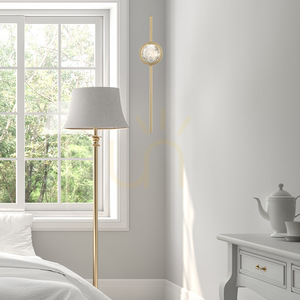 BARLETTA Pendelleuchte - 1 Lichtquelle - Gebürstetes Gold QUINTIESSE small 6