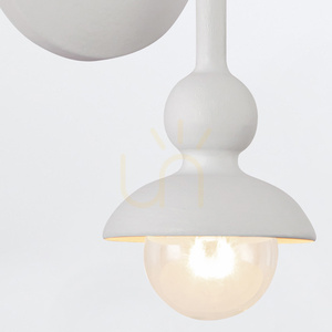 CADENCE Wandleuchte - 2 Lichtquellen - Antik weiß QUINTIESSE 5 CADENCE Wandleuchte - 2 Lichtquellen - Antik weiß QUINTIESSE small 5