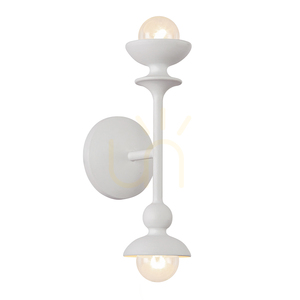 CADENCE Wandleuchte - 2 Lichtquellen - Antik weiß QUINTIESSE 0 CADENCE Wandleuchte - 2 Lichtquellen - Antik weiß QUINTIESSE small 0