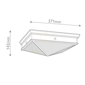 Plafond CAIRO - 2 Lichtquellen - Urban braun QUINTIESSE small 2