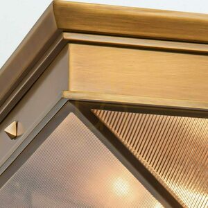 Plafond CAIRO - 2 Lichtquellen - Vintage Messing QUINTIESSE small 6