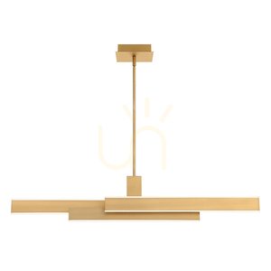 Insellampe CAMENO - Gebürstetes Gold QUINTIESSE 1 Insellampe CAMENO - Gebürstetes Gold QUINTIESSE small 1