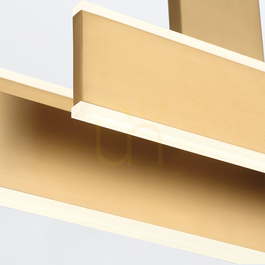 Anzeige Insellampe CAMENO - Gebürstetes Gold QUINTIESSE Insellampe CAMENO - Gebürstetes Gold QUINTIESSE