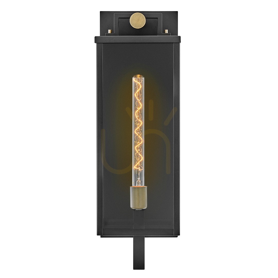Aussicht CATALINA große Wandlaterne - 1 Lichtquelle - Schwarz, oxidierte Bronze QUINTIESSE CATALINA große Wandlaterne - 1 Lichtquelle - Schwarz, oxidierte Bronze QUINTIESSE
