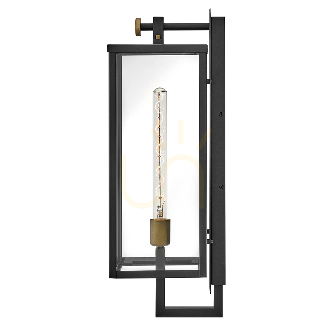 Anzeige CATALINA große Wandlaterne - 1 Lichtquelle - Schwarz, oxidierte Bronze QUINTIESSE CATALINA große Wandlaterne - 1 Lichtquelle - Schwarz, oxidierte Bronze QUINTIESSE