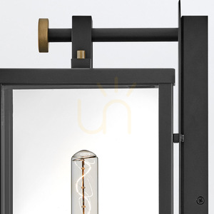 CATALINA große Wandlaterne - 1 Lichtquelle - Schwarz, oxidierte Bronze QUINTIESSE 5 CATALINA große Wandlaterne - 1 Lichtquelle - Schwarz, oxidierte Bronze QUINTIESSE small 5