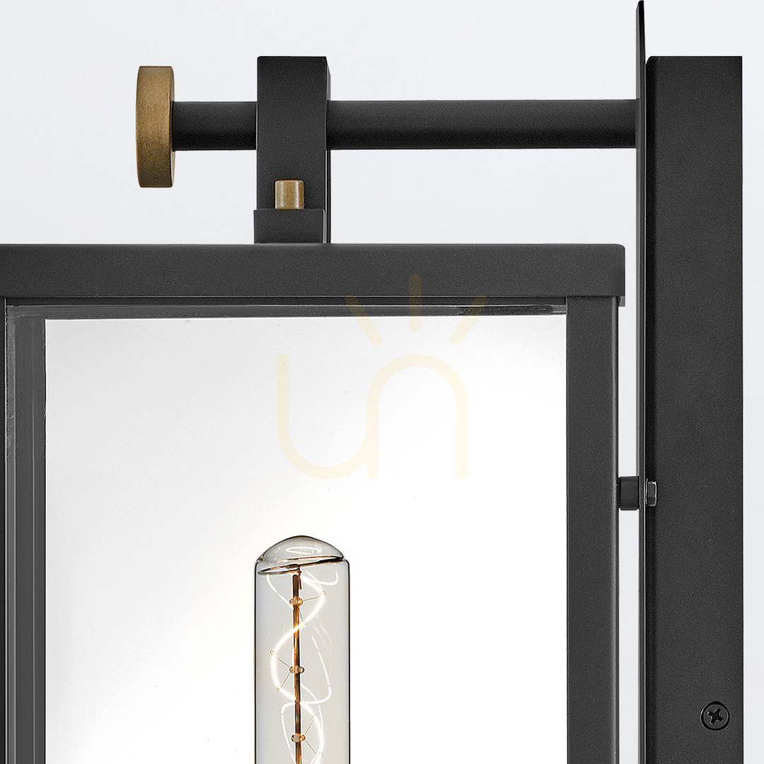 Prüfen CATALINA große Wandlaterne - 1 Lichtquelle - Schwarz, oxidierte Bronze QUINTIESSE CATALINA große Wandlaterne - 1 Lichtquelle - Schwarz, oxidierte Bronze QUINTIESSE