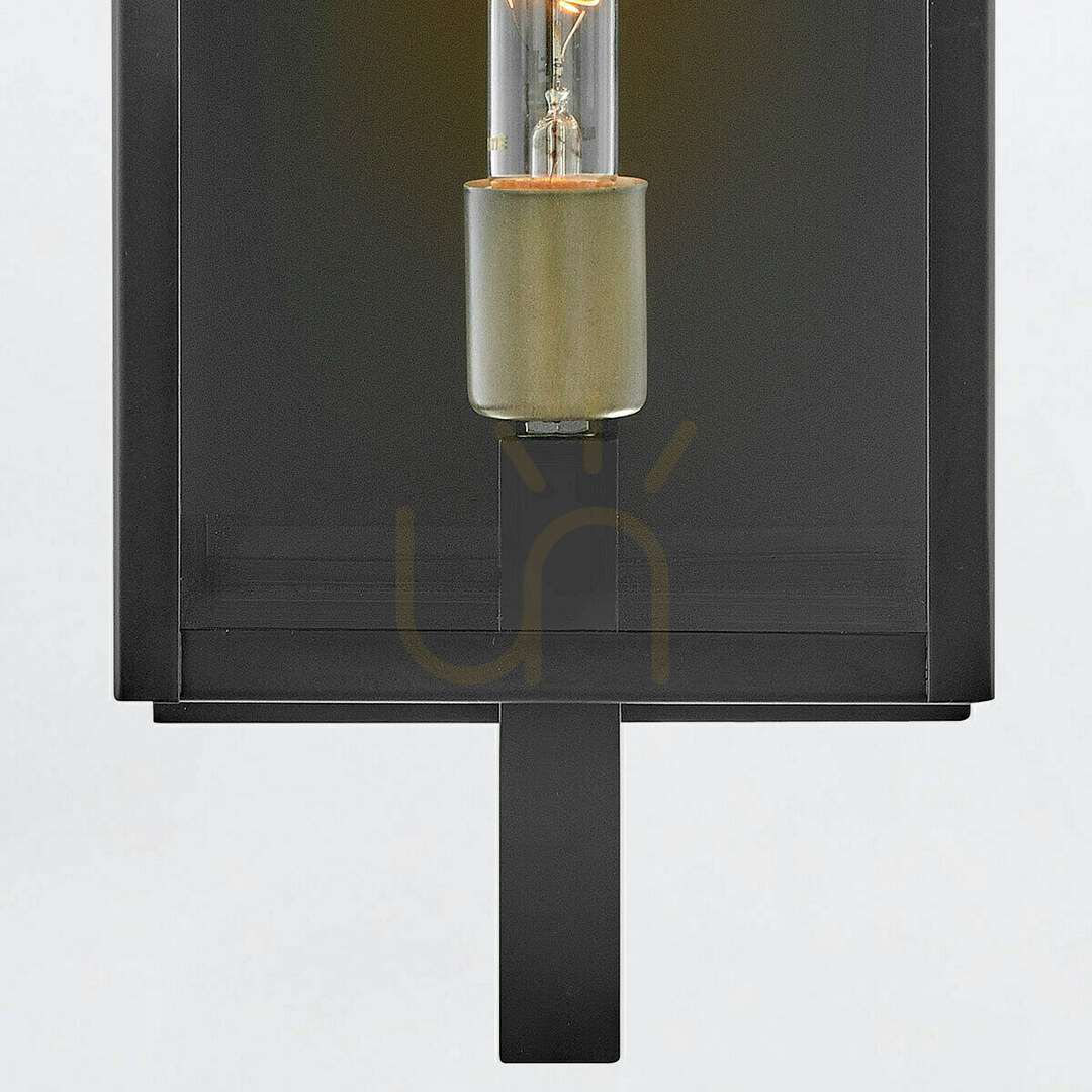 Aussicht CATALINA große Wandlaterne - 1 Lichtquelle - Schwarz, oxidierte Bronze QUINTIESSE CATALINA große Wandlaterne - 1 Lichtquelle - Schwarz, oxidierte Bronze QUINTIESSE