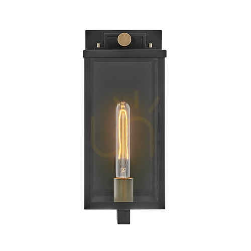 Prüfen Mittlere Wandleuchte CATALINA - 1 Lichtquelle - Schwarz, oxidierte Bronze QUINTIESSE