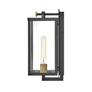 Mittlere Wandleuchte CATALINA - 1 Lichtquelle - Schwarz, oxidierte Bronze QUINTIESSE small 3