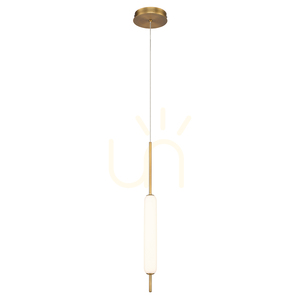 CUMBERLAND Pendelleuchte - 1 Lichtquelle - Gebürstetes Gold QUINTIESSE 0 CUMBERLAND Pendelleuchte - 1 Lichtquelle - Gebürstetes Gold QUINTIESSE small 0