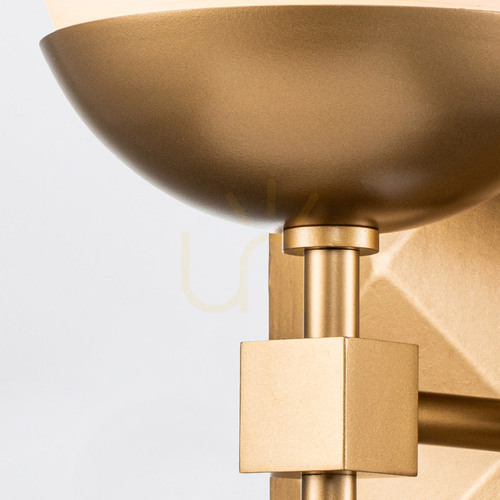 Prüfen DECO Wandleuchte - 1 Lichtquelle - Gold lackiert QUINTIESSE