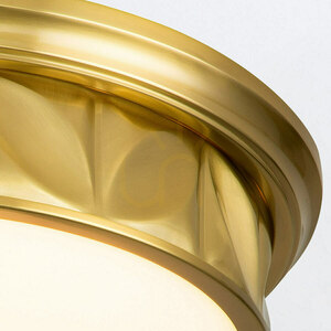 Plafond EPSILON - 3 Lichtquellen - Messing gealtert QUINTIESSE small 4