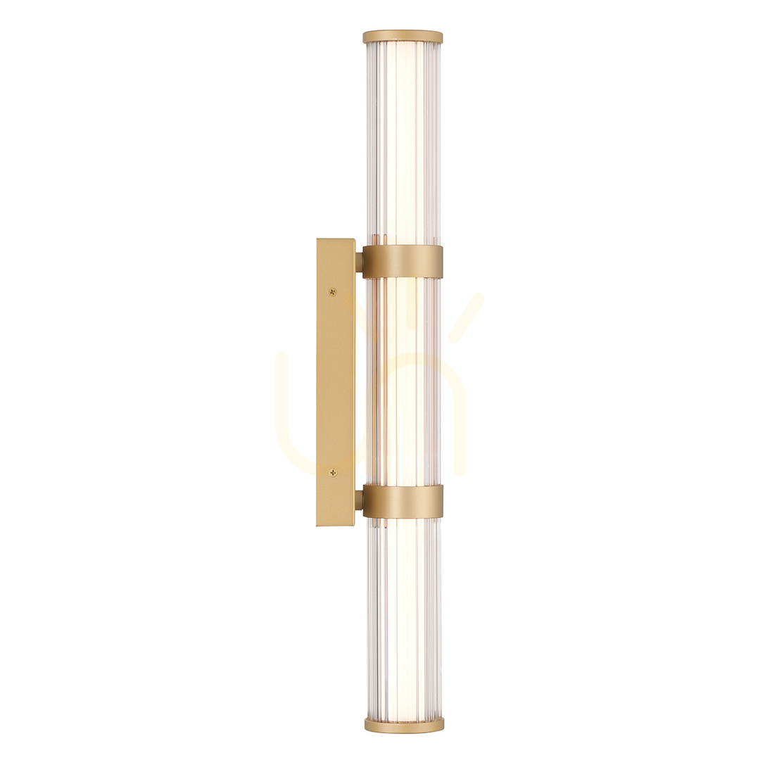 Anzeige Mittlere LED-Wandleuchte FAYTON - Gebürstetes Gold QUINTIESSE Mittlere LED-Wandleuchte FAYTON - Gebürstetes Gold QUINTIESSE