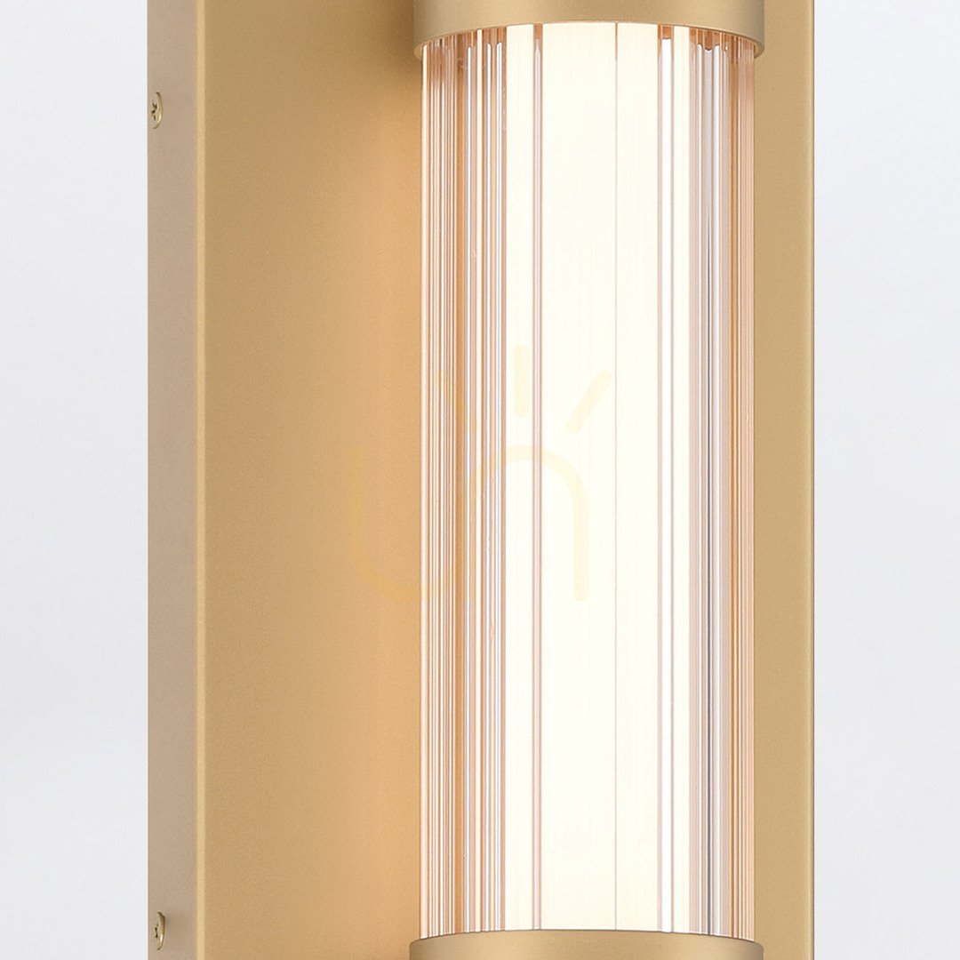 Vorschau Mittlere LED-Wandleuchte FAYTON - Gebürstetes Gold QUINTIESSE Mittlere LED-Wandleuchte FAYTON - Gebürstetes Gold QUINTIESSE