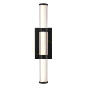 Mittlere LED-Wandleuchte FAYTON - Mattschwarz QUINTIESSE 1 Mittlere LED-Wandleuchte FAYTON - Mattschwarz QUINTIESSE small 1