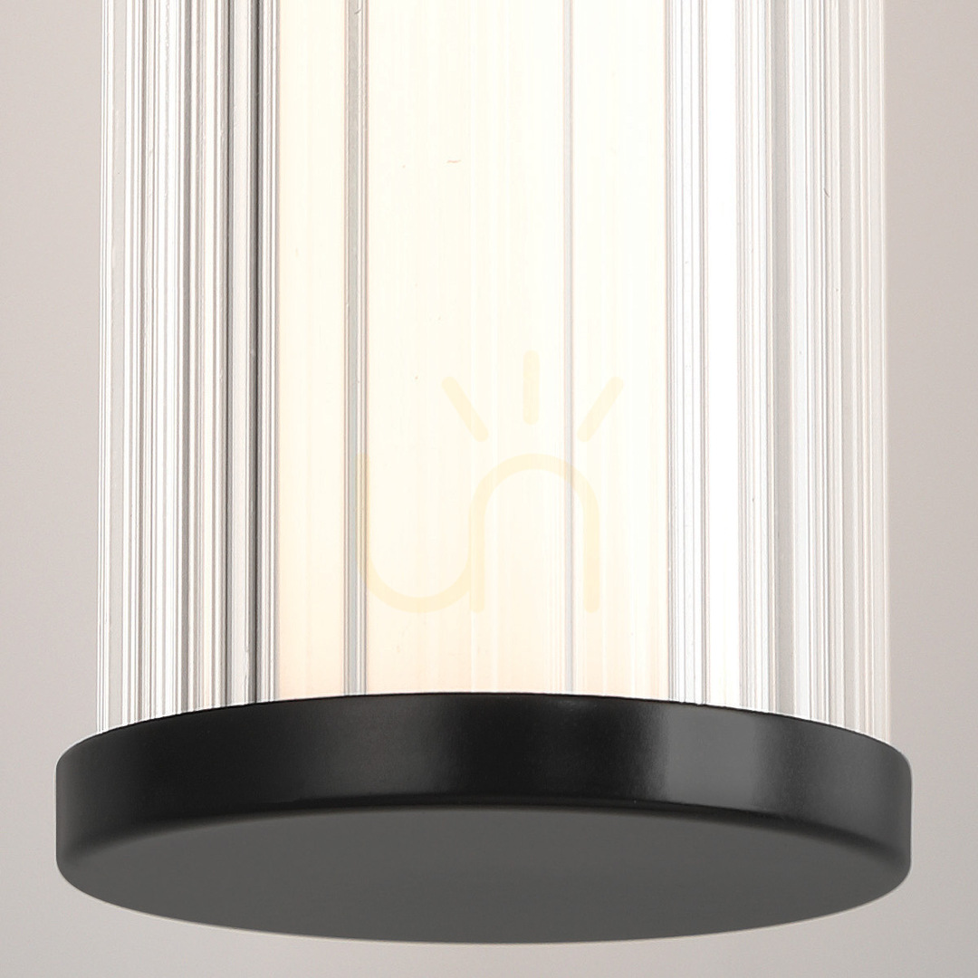 Prüfen Mittlere LED-Wandleuchte FAYTON - Mattschwarz QUINTIESSE Mittlere LED-Wandleuchte FAYTON - Mattschwarz QUINTIESSE