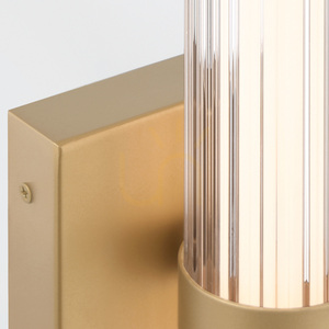 FAYTON kleine LED-Wandleuchte - Gebürstetes Gold QUINTIESSE small 4