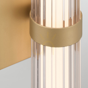 FAYTON kleine LED-Wandleuchte - Gebürstetes Gold QUINTIESSE small 5