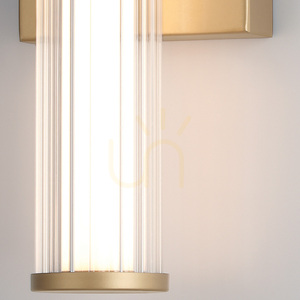 FAYTON kleine LED-Wandleuchte - Gebürstetes Gold QUINTIESSE small 6