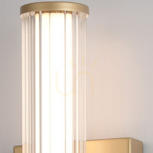 FAYTON kleine LED-Wandleuchte - Gebürstetes Gold QUINTIESSE small 7
