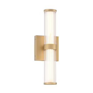 FAYTON kleine LED-Wandleuchte - Gebürstetes Gold QUINTIESSE small 0