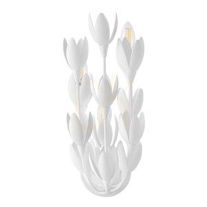 FLORA Wandleuchte - 3 Lichtquellen - QUINTIESSE Strukturputz small 9