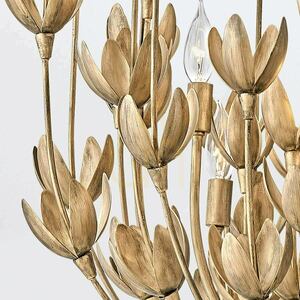 FLORA Kronleuchter - 6 Lichtquellen - Oxidiertes Gold QUINTIESSE 8 FLORA Kronleuchter - 6 Lichtquellen - Oxidiertes Gold QUINTIESSE small 8