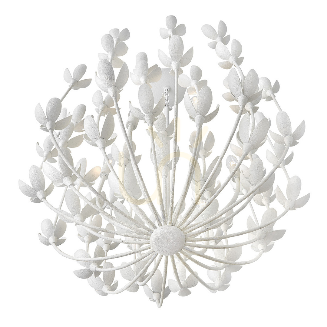 Anzeige FLORA Kronleuchter - 6 Lichtquellen - QUINTIESSE Strukturputz FLORA Kronleuchter - 6 Lichtquellen - QUINTIESSE Strukturputz