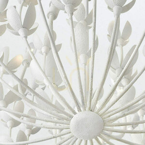 FLORA Kronleuchter - 6 Lichtquellen - QUINTIESSE Strukturputz 5 FLORA Kronleuchter - 6 Lichtquellen - QUINTIESSE Strukturputz small 5