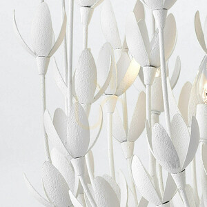 FLORA Kronleuchter - 6 Lichtquellen - QUINTIESSE Strukturputz 7 FLORA Kronleuchter - 6 Lichtquellen - QUINTIESSE Strukturputz small 7