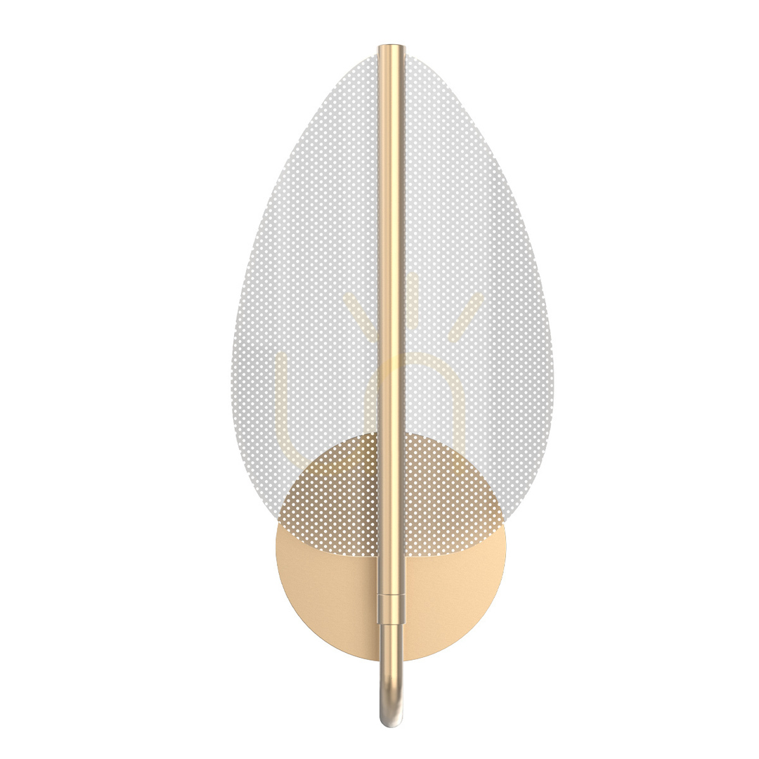 Aussicht FLORIANA LED-Wandleuchte - Messing natur QUINTIESSE FLORIANA LED-Wandleuchte - Messing natur QUINTIESSE
