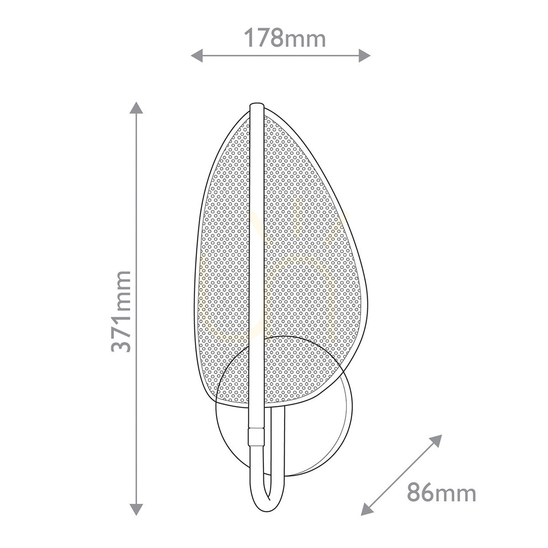 Vorschau FLORIANA LED-Wandleuchte - Messing natur QUINTIESSE FLORIANA LED-Wandleuchte - Messing natur QUINTIESSE