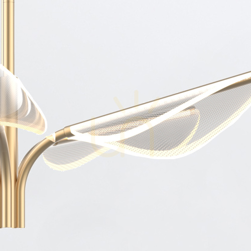 Prüfen FLORIANA kleine LED-Pendelleuchte - Messing natur QUINTIESSE