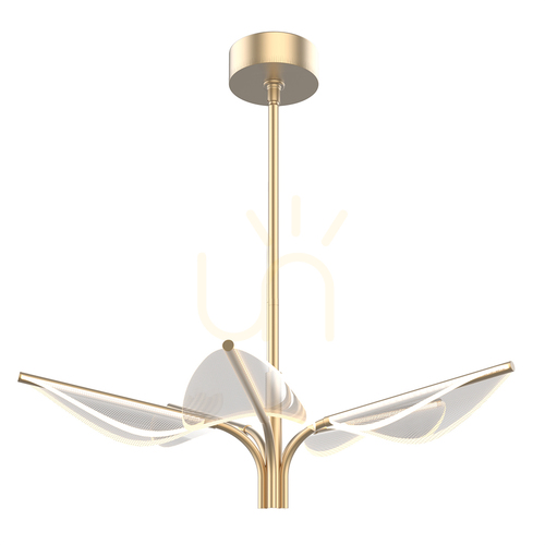 Prüfen FLORIANA kleine LED-Pendelleuchte - Messing natur QUINTIESSE