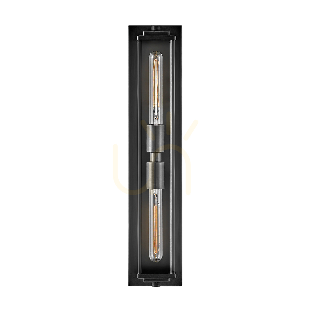 Prüfen HENRI Wandleuchte - 2 Lichtquellen - Oxidiertes Schwarz QUINTIESSE HENRI Wandleuchte - 2 Lichtquellen - Oxidiertes Schwarz QUINTIESSE