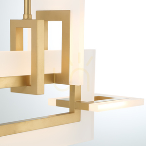 INIZIO kleine Insellampe - Gebürstetes Gold QUINTIESSE small 3