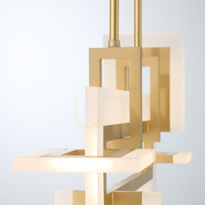 INIZIO kleine Insellampe - Gebürstetes Gold QUINTIESSE small 4