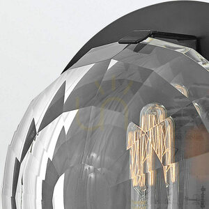 LEO Wandleuchte - 1 Lichtquelle - Schwarz QUINTIESSE small 3