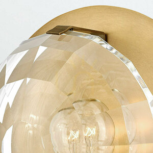 LEO Wandleuchte - 1 Lichtquelle - Klassisches Messing QUINTIESSE small 3