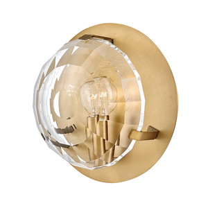 LEO Wandleuchte - 1 Lichtquelle - Klassisches Messing QUINTIESSE small 0
