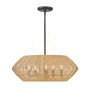 LUCA Pendelleuchte - 5 Lichtquellen - Schwarz, karamellbeige QUINTIESSE 0 LUCA Pendelleuchte - 5 Lichtquellen - Schwarz, karamellbeige QUINTIESSE small 0