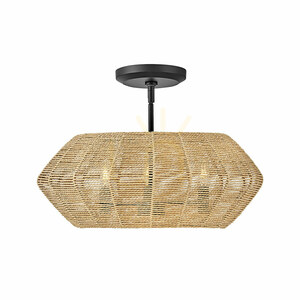 LUCA Pendelleuchte - 3 Lichtquellen - Schwarz, karamellbeige QUINTIESSE small 4