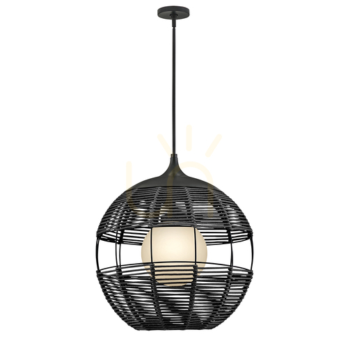 Prüfen MADDOX Medium Pendelleuchte - 1 Lichtquelle - Schwarz QUINTIESSE