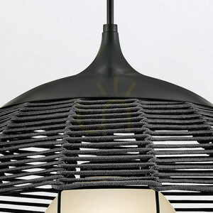 MADDOX Medium Pendelleuchte - 1 Lichtquelle - Schwarz QUINTIESSE small 3