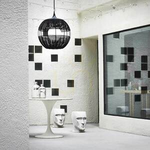 MADDOX Medium Pendelleuchte - 1 Lichtquelle - Schwarz QUINTIESSE small 8